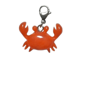 Charms cangrejo plateado