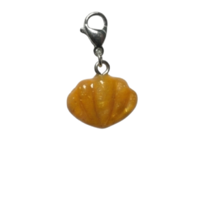 Charms concha plateada