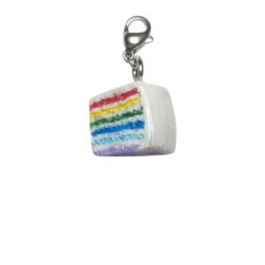 Charms pastel plateado